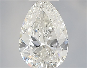Picture of Natural Diamond 0.36 Carats, Pear with  Cut, G Color, VS2 Clarity and Certified by IGI