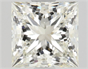 Natural Diamond 1.11 Carats, Princess with  Cut, K Color, VVS1 Clarity and Certified by GIA