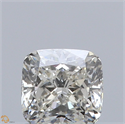 Natural Diamond 0.92 Carats, Cushion with  Cut, K Color, VS2 Clarity and Certified by GIA