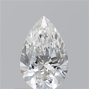 Picture of Natural Diamond 0.51 Carats, Pear with  Cut, G Color, VS2 Clarity and Certified by GIA