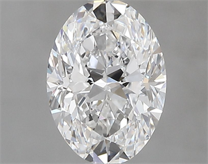 Picture of Natural Diamond 0.90 Carats, Oval with  Cut, D Color, VS2 Clarity and Certified by GIA