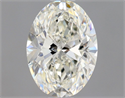 Natural Diamond 0.90 Carats, Oval with  Cut, I Color, VS2 Clarity and Certified by GIA