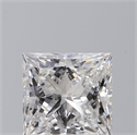 Natural Diamond 1.20 Carats, Princess with  Cut, E Color, SI2 Clarity and Certified by GIA