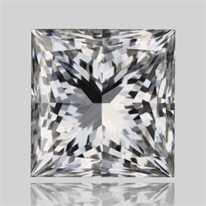 Foto Diamante Natural 0.90 quilates, Princesa , Color F, claridad VVS2 y certificado GIA de