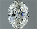 Diamante Natural 0.50 quilates, Ovalado , Color H, claridad VVS2 y certificado IGI