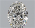 Diamante Natural 0.53 quilates, Ovalado , Color G, claridad VS1 y certificado GIA