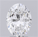 Natural Diamond 2.02 Carats, Oval with  Cut, E Color, VS2 Clarity and Certified by GIA