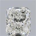 Natural Diamond 0.50 Carats, Radiant with  Cut, I Color, VS1 Clarity and Certified by GIA