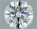 Natural Diamond 0.71 Carats, Round with Excellent Cut, H Color, VS2 Clarity and Certified by IGI