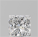 Natural Diamond 1.20 Carats, Princess with  Cut, E Color, VS2 Clarity and Certified by GIA