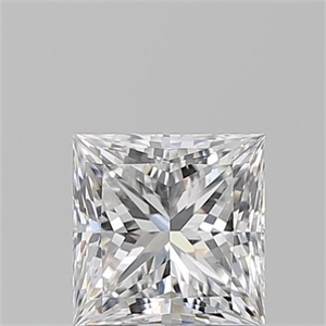 Picture of Natural Diamond 1.20 Carats, Princess with  Cut, E Color, VS2 Clarity and Certified by GIA