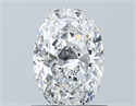 Diamante Natural 0.80 quilates, Ovalado , Color E, claridad SI2 y certificado GIA