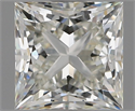 Natural Diamond 1.70 Carats, Princess with  Cut, J Color, VVS2 Clarity and Certified by GIA