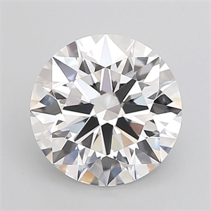 Picture of Lab Grown Diamond 5.44 Carats, Round with Ideal Cut, D Color, IF Clarity and Certified by IGI