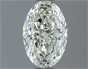 Natural Diamond 1.06 Carats, Oval with  Cut, I Color, VS2 Clarity and Certified by IGI