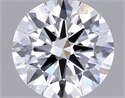 Lab Grown Diamond 1.02 Carats, Round with Ideal Cut, D Color, VVS2 Clarity and Certified by IGI