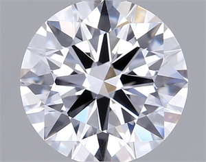 Picture of Lab Grown Diamond 1.02 Carats, Round with Ideal Cut, D Color, VVS2 Clarity and Certified by IGI