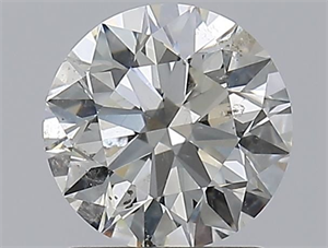 Picture of Natural Diamond 1.30 Carats, Round with Excellent Cut, H Color, SI2 Clarity and Certified by HRD