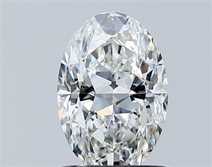 Picture of Natural Diamond 1.01 Carats, Oval with  Cut, F Color, VS1 Clarity and Certified by GIA