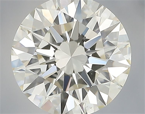 Picture of Natural Diamond 1.01 Carats, Round with Excellent Cut, K Color, VS2 Clarity and Certified by GIA