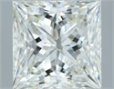 Natural Diamond 3.11 Carats, Princess with  Cut, J Color, VVS2 Clarity and Certified by IGI