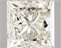 Diamante Natural 1.51 quilates, Princesa , Color J, claridad VS2 y certificado IGI