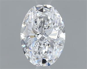 Picture of Natural Diamond 0.40 Carats, Oval with  Cut, D Color, VS2 Clarity and Certified by GIA