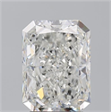 Natural Diamond 3.51 Carats, Radiant with  Cut, F Color, SI1 Clarity and Certified by GIA