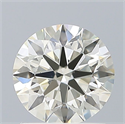 Natural Diamond 1.00 Carats, Round with Excellent Cut, K Color, VS1 Clarity and Certified by IGI