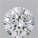 Natural Diamond 1.22 Carats, Round with Excellent Cut, E Color, VVS1 Clarity and Certified by GIA