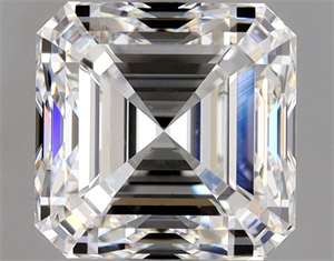 Picture of Natural Diamond 2.01 Carats, Asscher with  Cut, F Color, VS1 Clarity and Certified by GIA