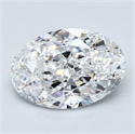 Diamante Natural 1.81 quilates, Ovalado , Color D, claridad VVS2 y certificado GIA