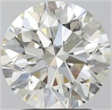 Natural Diamond 2.31 Carats, Round with Excellent Cut, J Color, VS2 Clarity and Certified by GIA
