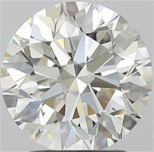 Picture of Natural Diamond 2.31 Carats, Round with Excellent Cut, J Color, VS2 Clarity and Certified by GIA