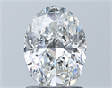 Natural Diamond 1.20 Carats, Oval with  Cut, E Color, SI1 Clarity and Certified by GIA