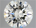 Diamante Natural 0.50 quilates, Redondo , Color K, claridad VVS2 y certificado GIA