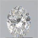 Natural Diamond 0.70 Carats, Oval with  Cut, F Color, VS2 Clarity and Certified by GIA