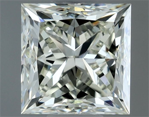 Picture of Natural Diamond 1.01 Carats, Princess with  Cut, J Color, VVS1 Clarity and Certified by IGI
