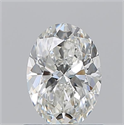 Natural Diamond 1.01 Carats, Oval with  Cut, H Color, VS1 Clarity and Certified by GIA