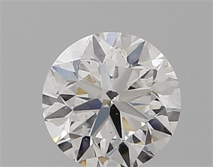 Picture of Natural Diamond 0.40 Carats, Round with Very Good Cut, E Color, SI1 Clarity and Certified by GIA