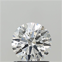 Lab Grown Diamond 1.08 Carats, Round with Ideal Cut, E Color, VS1 Clarity and Certified by IGI