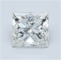 Natural Diamond 1.51 Carats, Princess with  Cut, G Color, VS2 Clarity and Certified by GIA