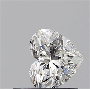 Picture of Natural Diamond 0.50 Carats, Heart with  Cut, H Color, SI1 Clarity and Certified by GIA