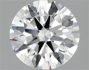 Picture of Lab Grown Diamond 1.52 Carats, Round with Ideal Cut, E Color, SI1 Clarity and Certified by IGI