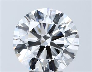 Picture of Lab Grown Diamond 5.04 Carats, Round with Ideal Cut, F Color, VS1 Clarity and Certified by IGI