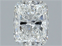 Natural Diamond 0.52 Carats, Cushion with  Cut, F Color, VVS1 Clarity and Certified by GIA