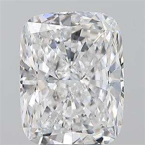 Picture of Natural Diamond 3.01 Carats, Cushion with  Cut, D Color, SI1 Clarity and Certified by GIA