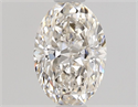 Natural Diamond 0.60 Carats, Oval with  Cut, J Color, VS2 Clarity and Certified by GIA