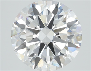 Picture of Lab Grown Diamond 3.50 Carats, Round with Excellent Cut, D Color, VVS1 Clarity and Certified by IGI