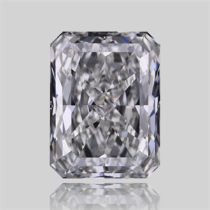 Picture of Natural Diamond 1.01 Carats, Radiant with  Cut, I Color, VS1 Clarity and Certified by GIA